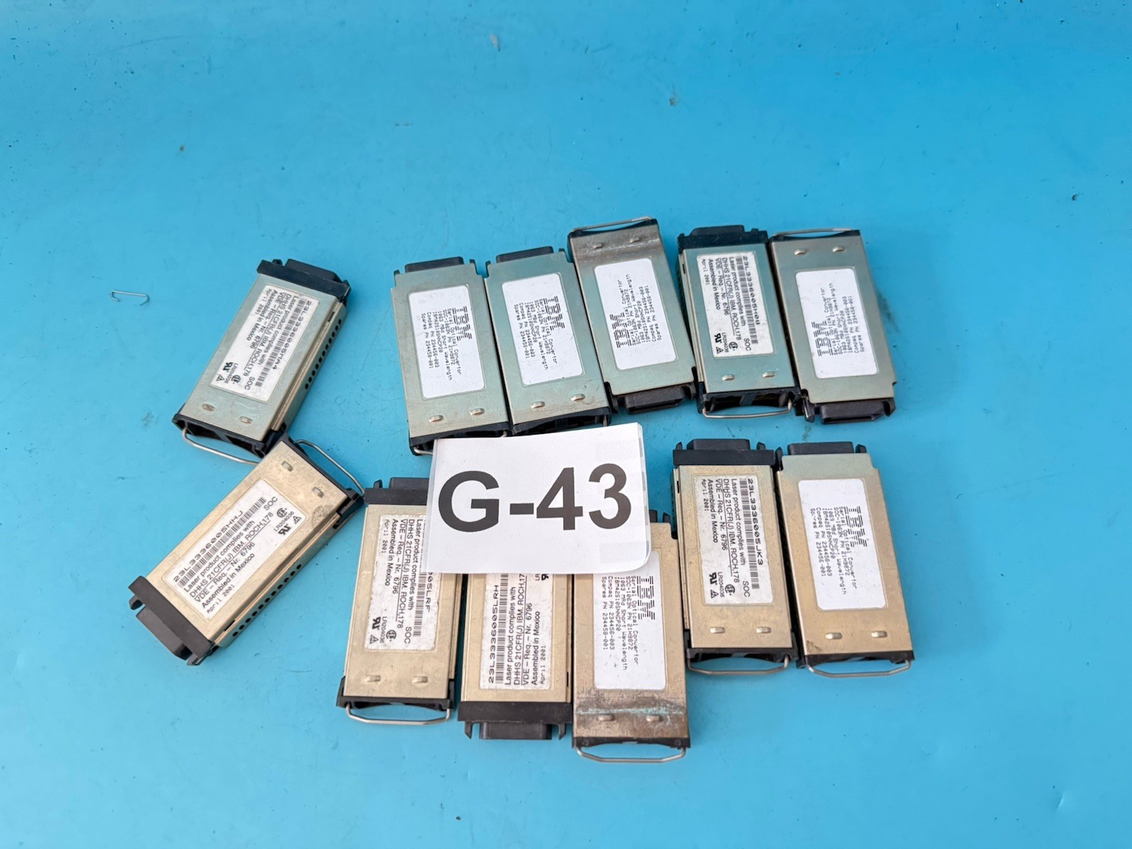 Lot of 12 IBM Serial Optical Converter SOC-1063N / 21H9872 – 1063MBd SW