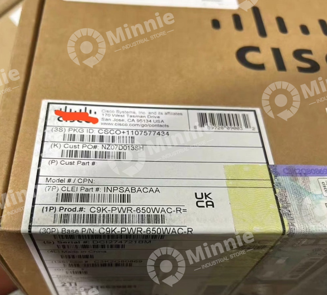 Cisco C9K-PWR-650WAC-R Power Supply Redundant 650 Watt for Catalyst 9500 New#