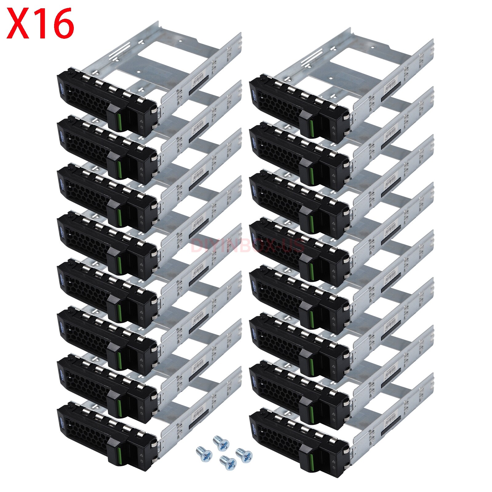 16pcs/lot,A3C40152045 Fujitsu RX2540 RX2530 M1 M2 M3 M4 M5 3.5" HDD tray caddy
