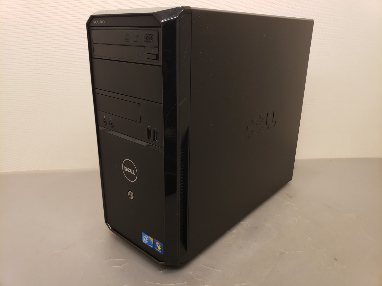 Dell Vostro 230 PC Computer Core2 QUAD Q8400 2.66GHz 4GB 1TB DVD-RW Win7 Pro
