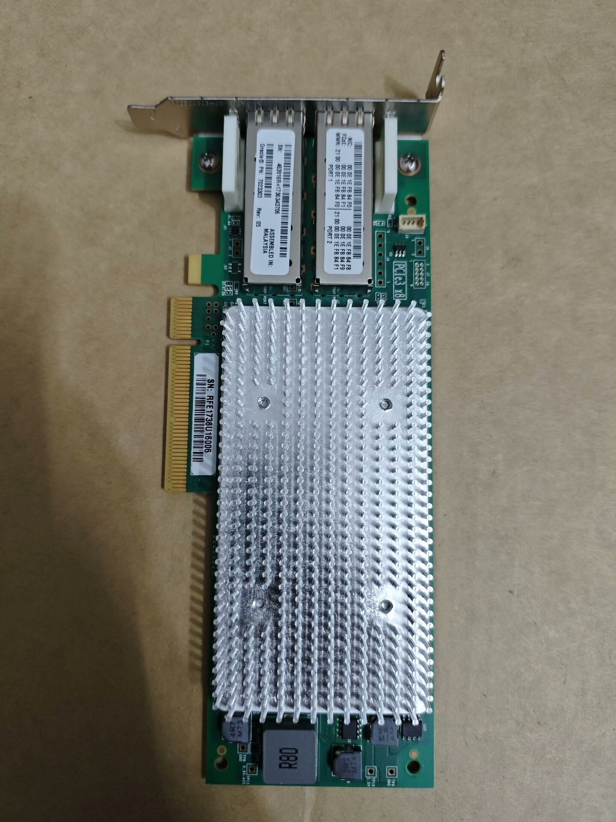 1Sun Oracle QLogic QLE8362-ORL 16GB Dual Port Fibre Channel HBA Card 7023303