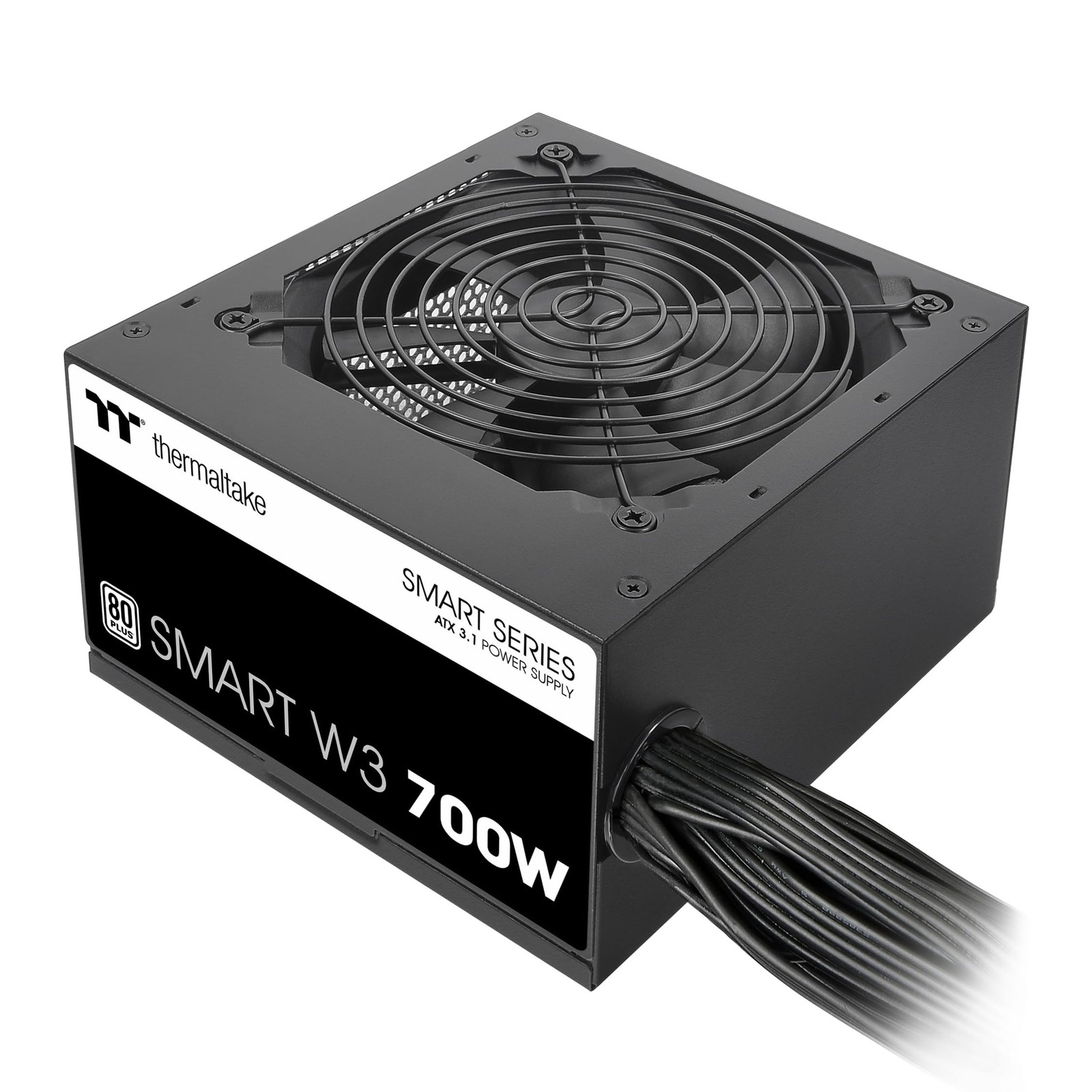 Smart W3 Series 80Plus Certified 700W Power Supply; ATX v3.1 Spec; 120mm FDB ...