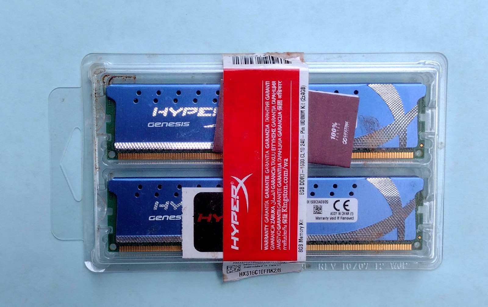 Kingston HyperX Genesis KHX1600C9AD3/2G DDR3 --- 4GB Memory (2GB x 2 modules)