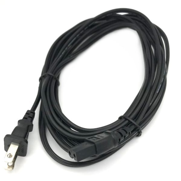 15Ft AC Power Cable Cord Replacement Wire for ONN TV 100005397
