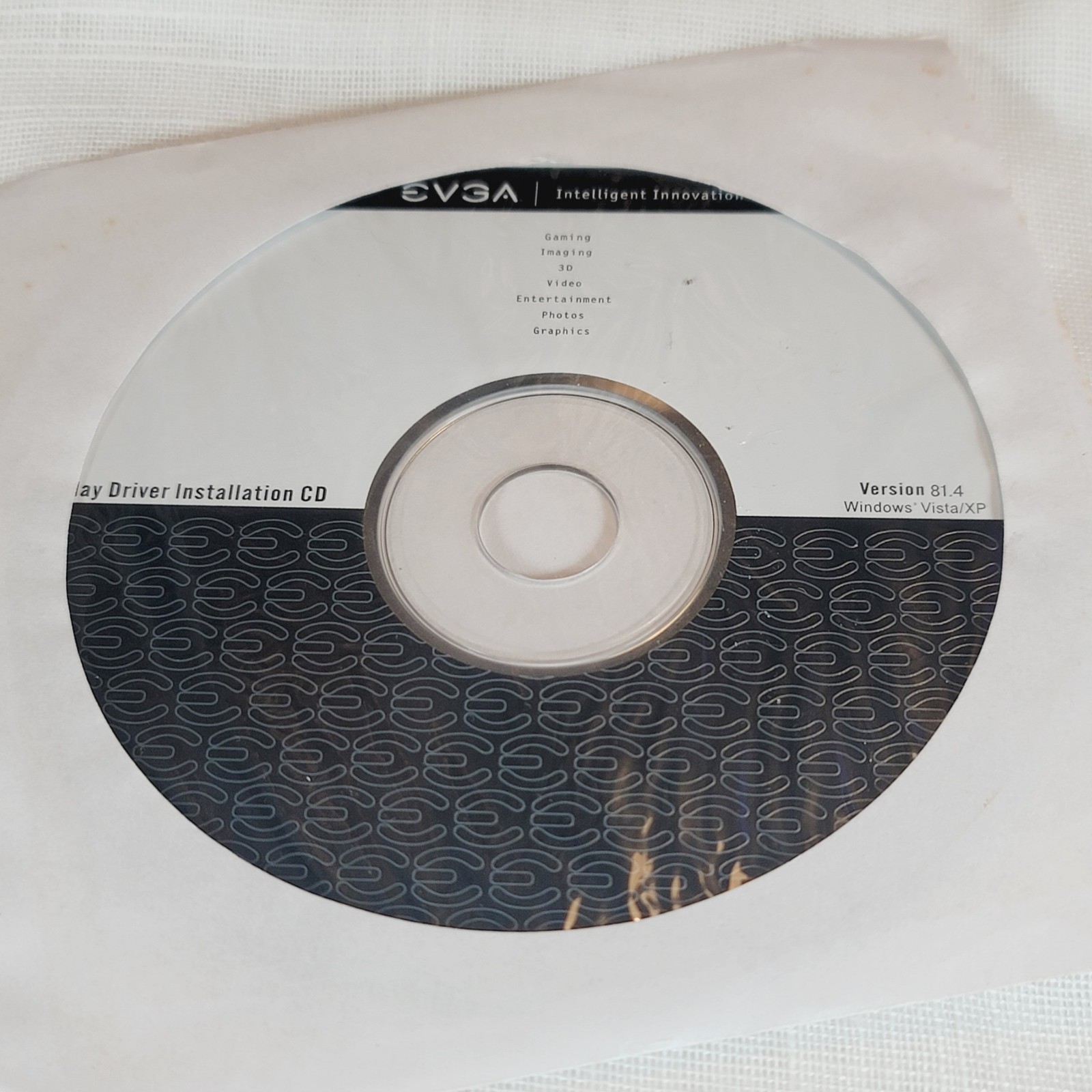 EVGA Display Driver Installation CD Version 81.4 for Windows Vista/XP