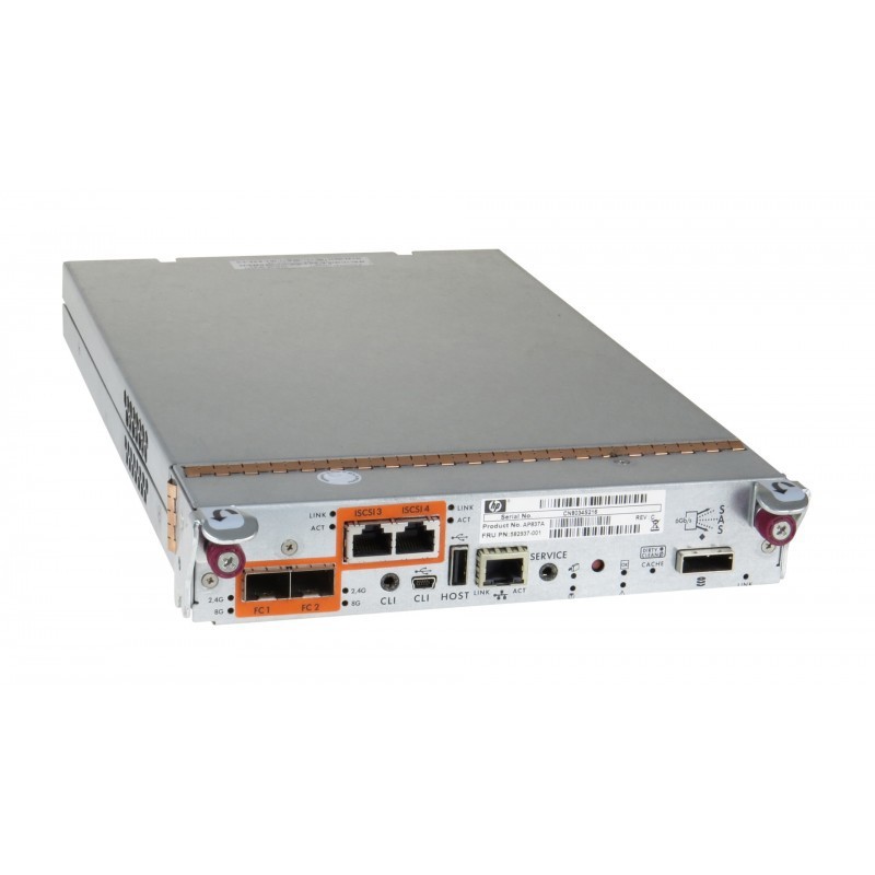 Storage array controller HPE 2x10GbE RJ45 2x8Gb FC 1x6Gb SATA 582937-001