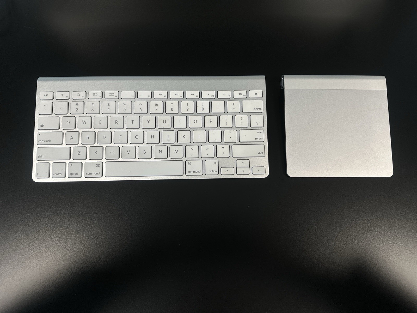 Vintage Apple Wireless Keyboard (A1314) + Magic Trackpad (A1339) Combo [Used]