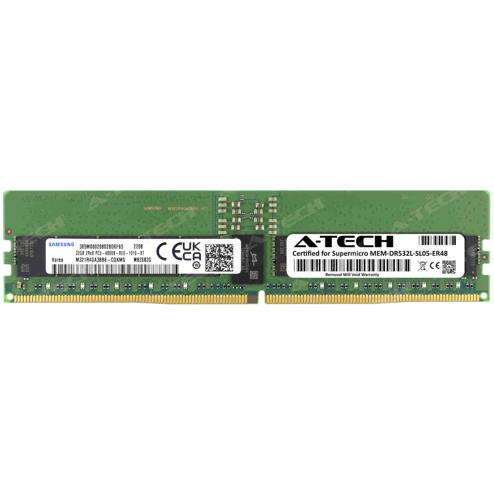 32GB PC5-38400 RDIMM Replacement for Supermicro MEM-DR532L-SL05-ER48 Memory RAM