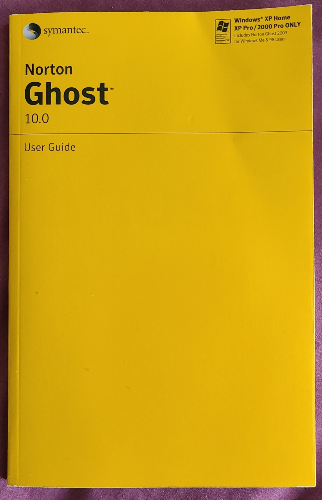 Norton Ghost 10.0 User Guide Book 2005
