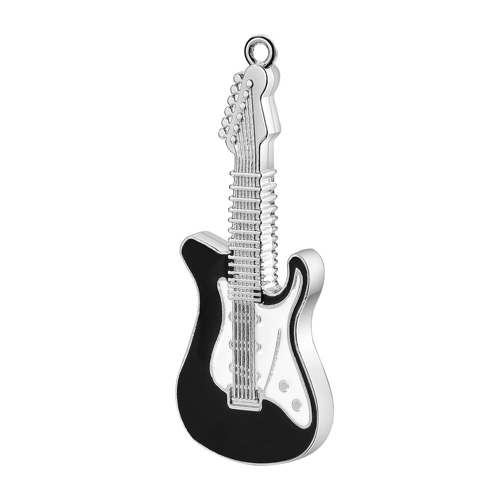 GARRULAX USB Flash Drive, Guitar Shape 64GB USB2.0 64GB, Black