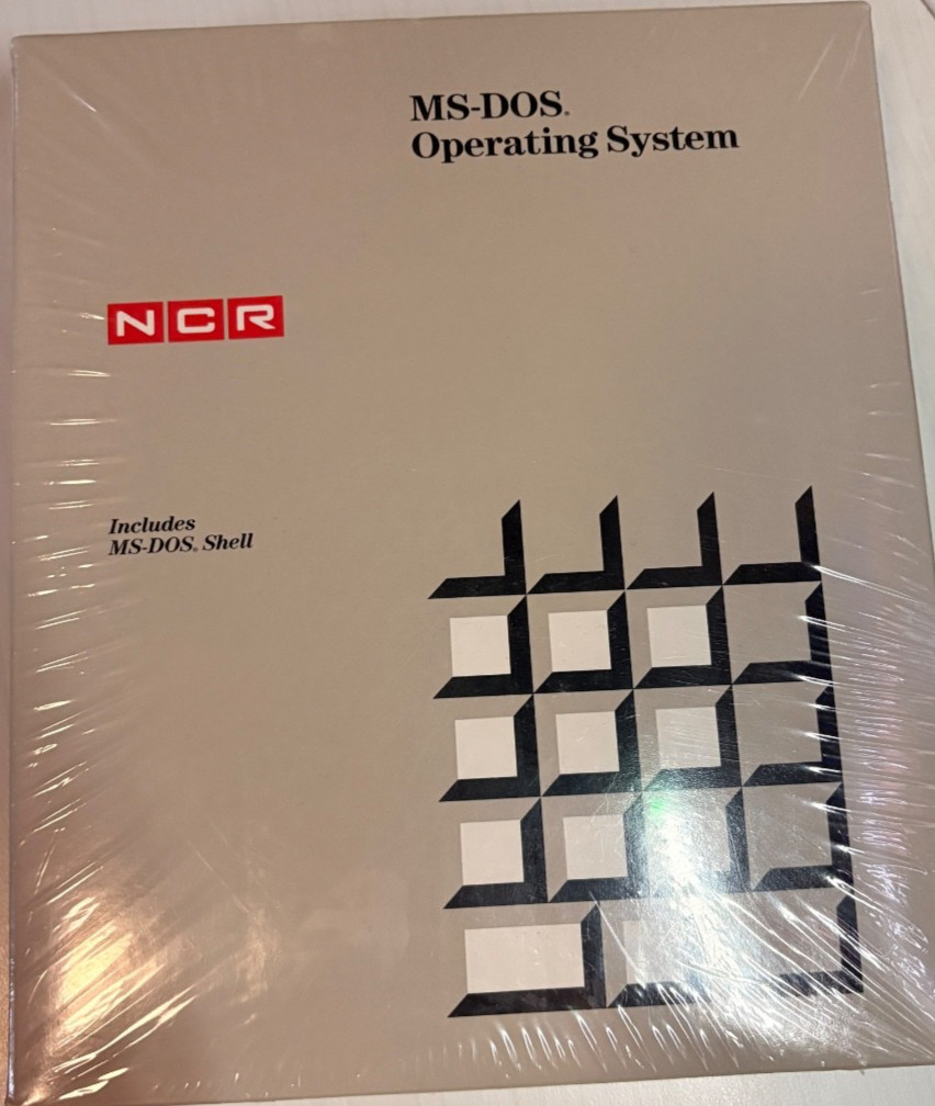 NCR MS-DOS w/Software New in Box