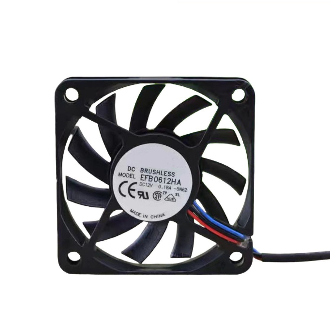 Cooling Fan For DELTA EFB0612LA-5N62 60*60*10MM DC12V 0.18A 3lines New