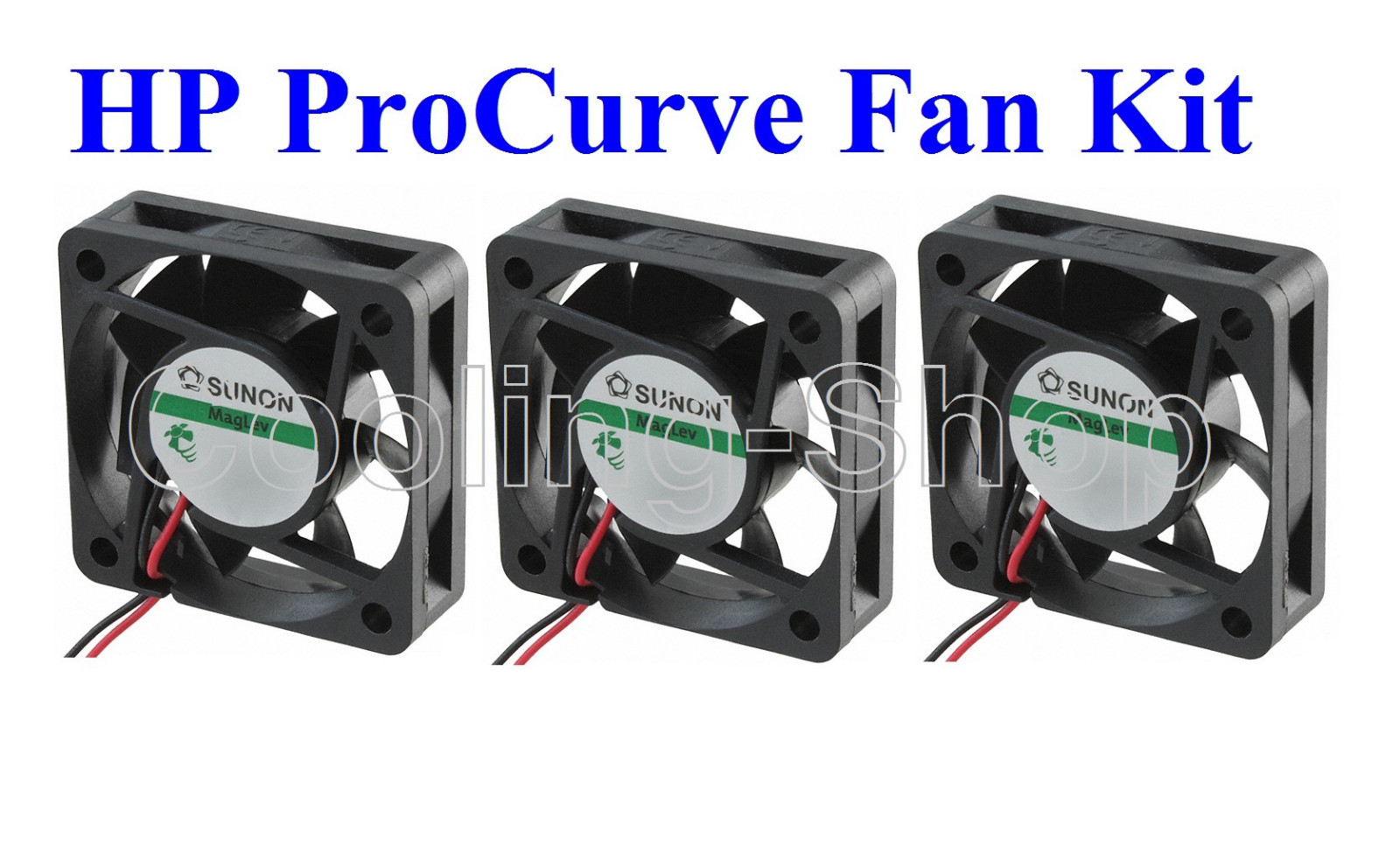 Quiet HP ProCurve 2424M FAN KIT (3 new Sunon MagLev fans)