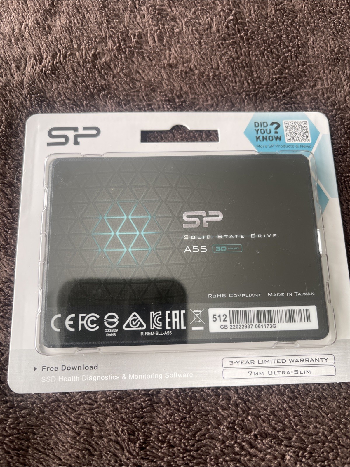 Silicon Power Ace A55 256 GB,Internal,5400 RPM,2.5 inch (SP256GBSS3A55S25) Solid