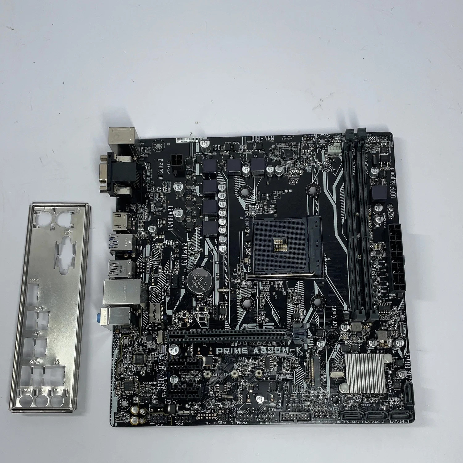 Asus Prime A320M-K AM4 microATX AMD DDR4 Motherboard