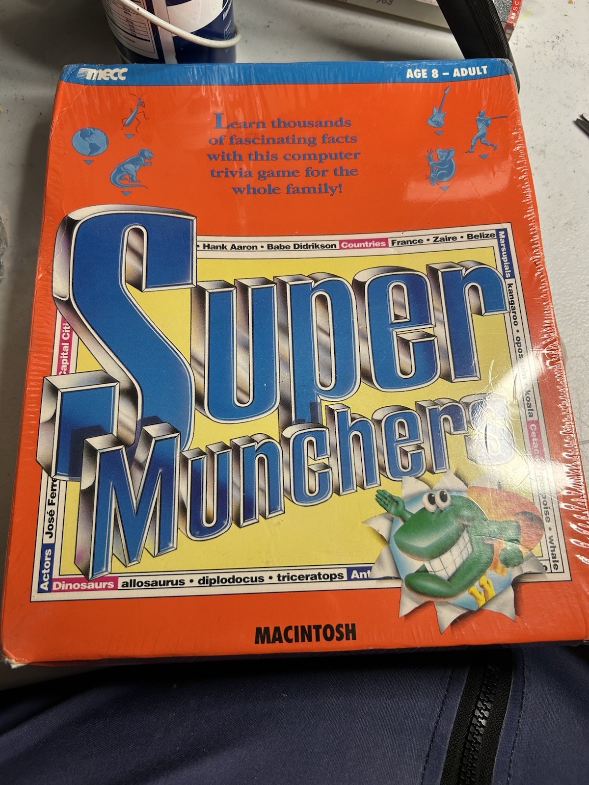 MECC Super Munchers Macintosh Trivia Game Software for Apple Vintage HPC215