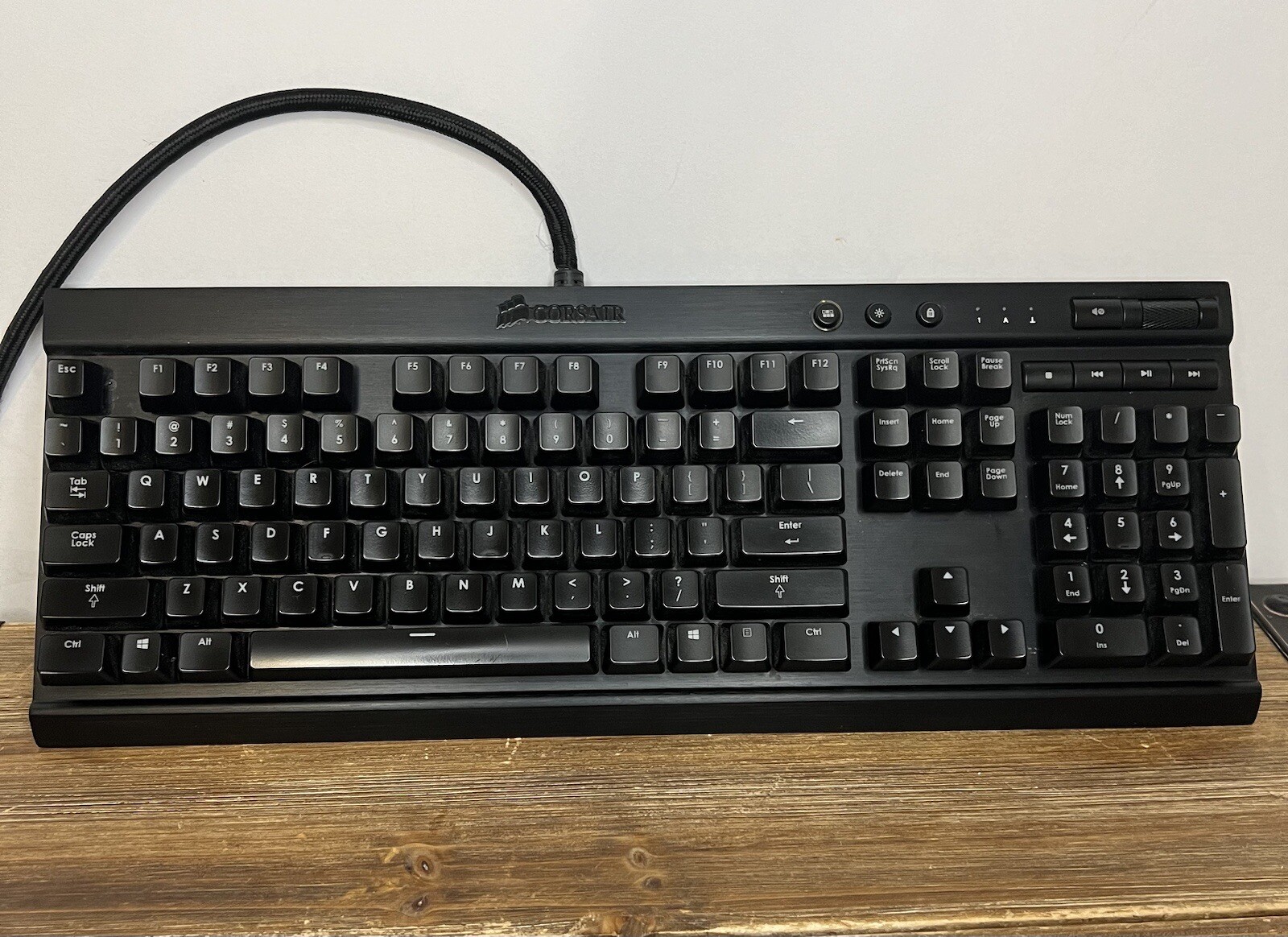 Corsair Vengeance K70 USB Wired Keyboard CH-9000011-NA In Black Color