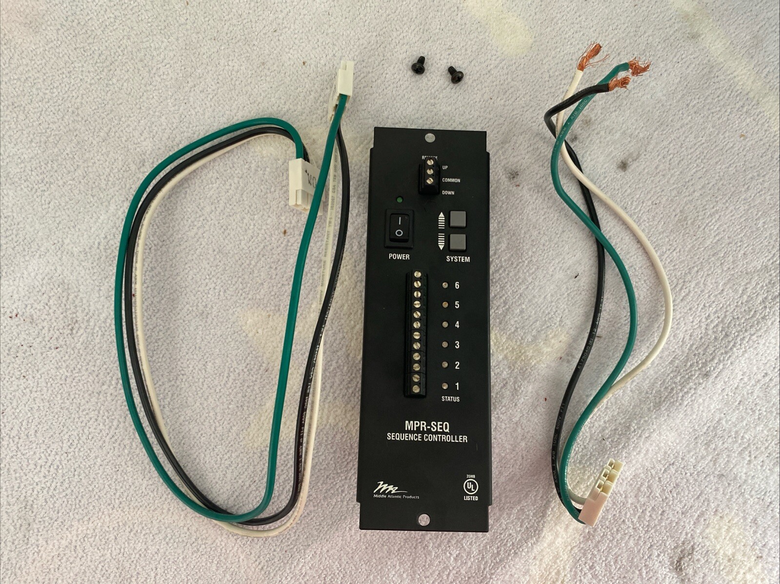 Middle Atlantic Six-Step Sequencing Controller for MPR Raceway System - MPR-SEQ 