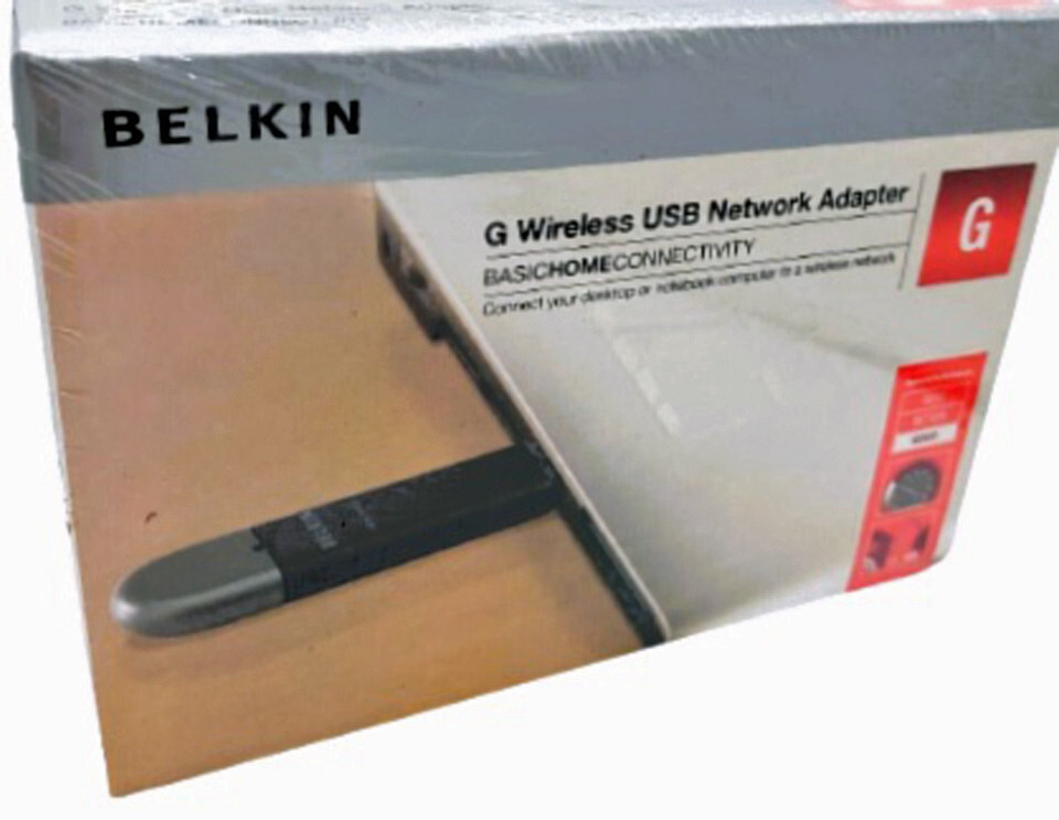 Belkin G Wireless USB Network Adapter Basic Home Connectivity