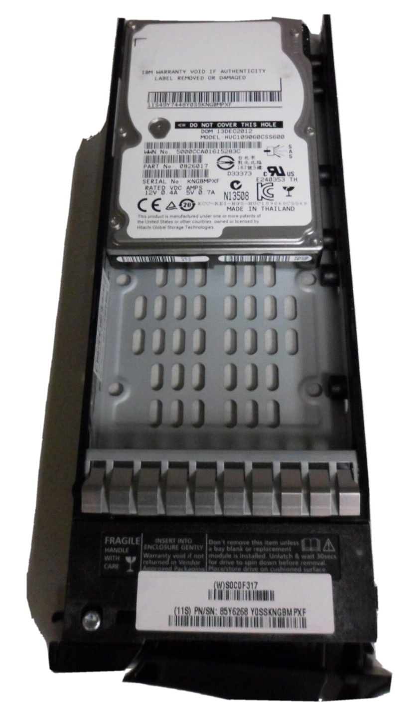 IBM 600GB 10K 2.5'' 6Gb SAS HDD 2076-3546, 85Y6268 Storwize V7000 00Y2683