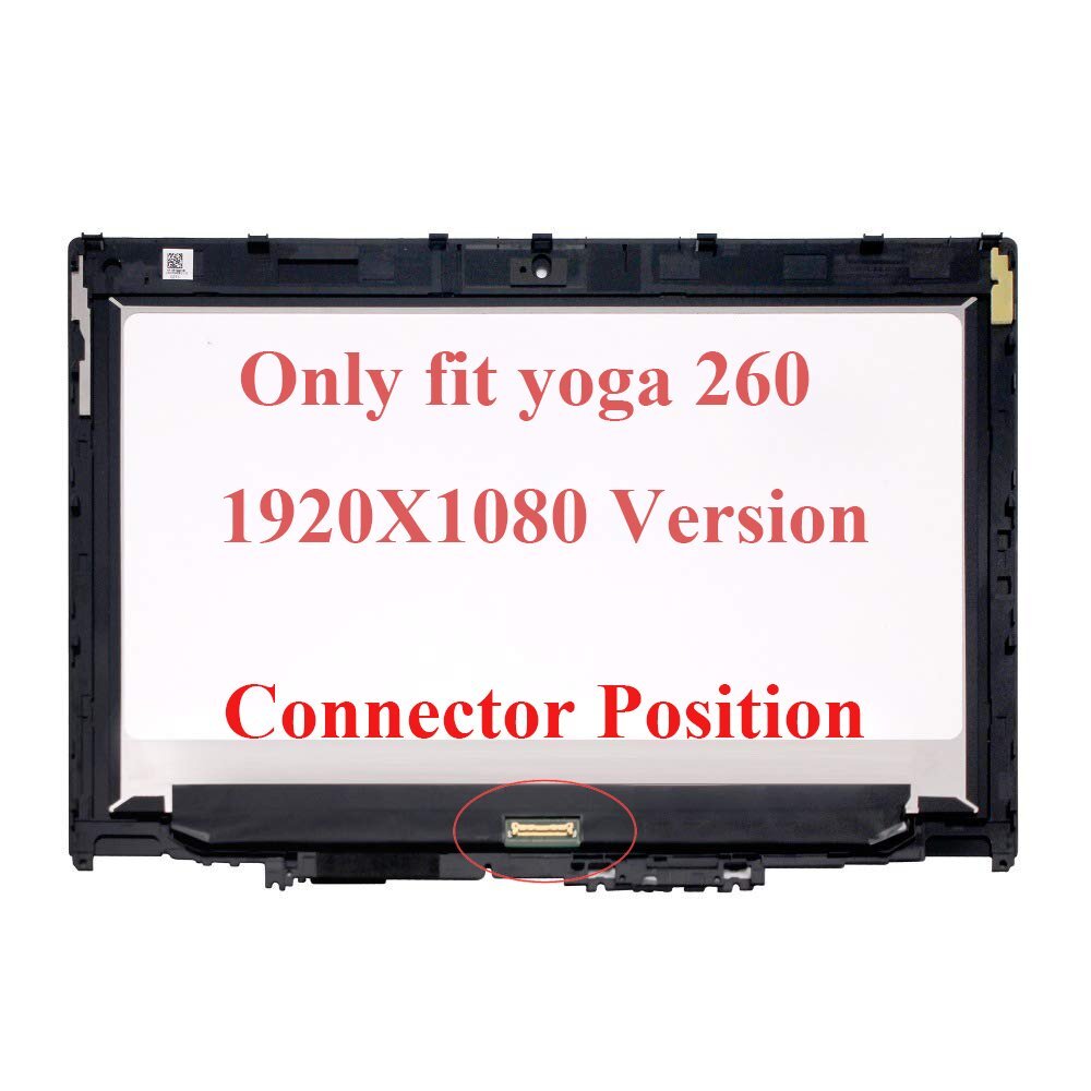 New/Orig Lenovo ThinkPad Yoga 260 FHD Touch LCD Screen W/ Bezel 01AX906 01HY615.
