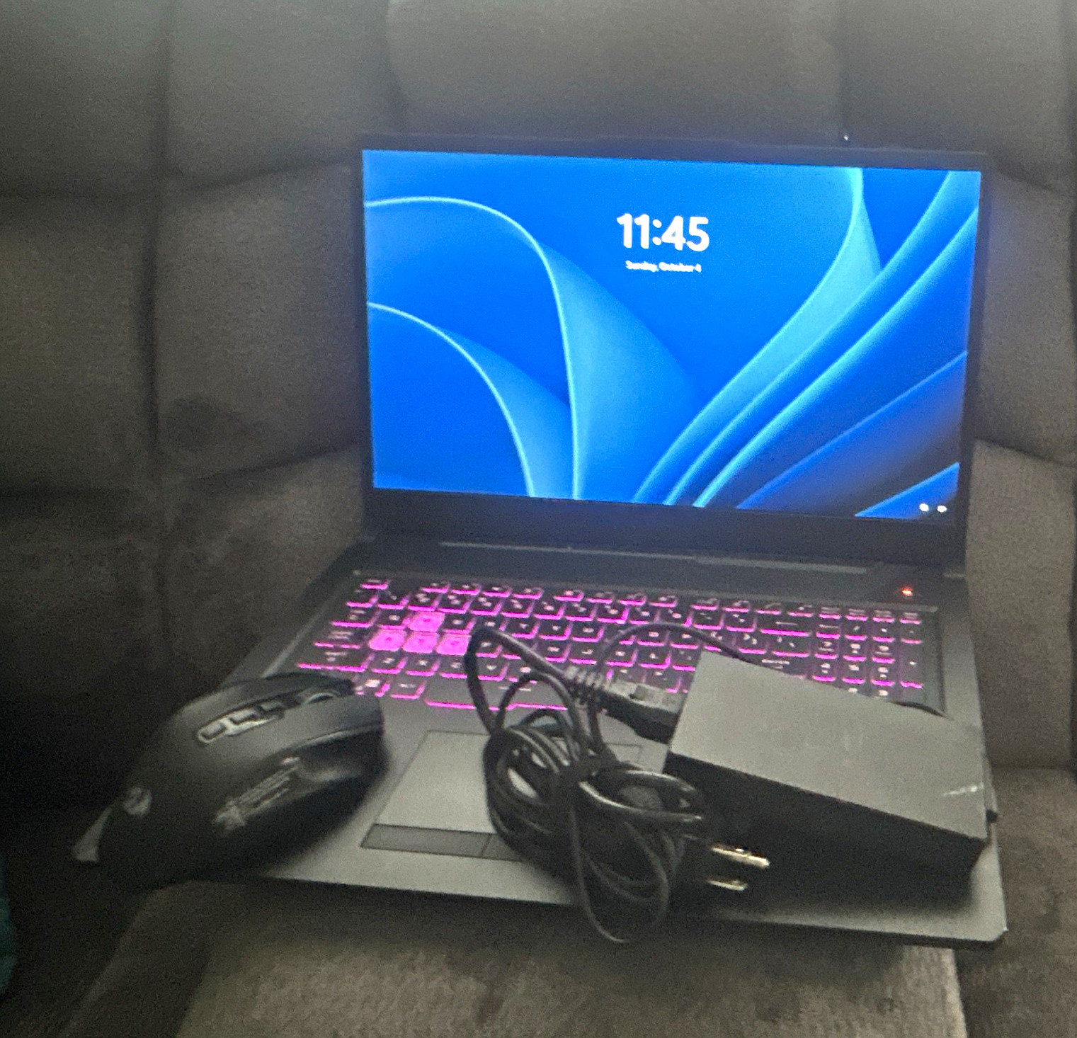 Gaming Notebook/Laptop Black Backlit Keyboard, Charger Included