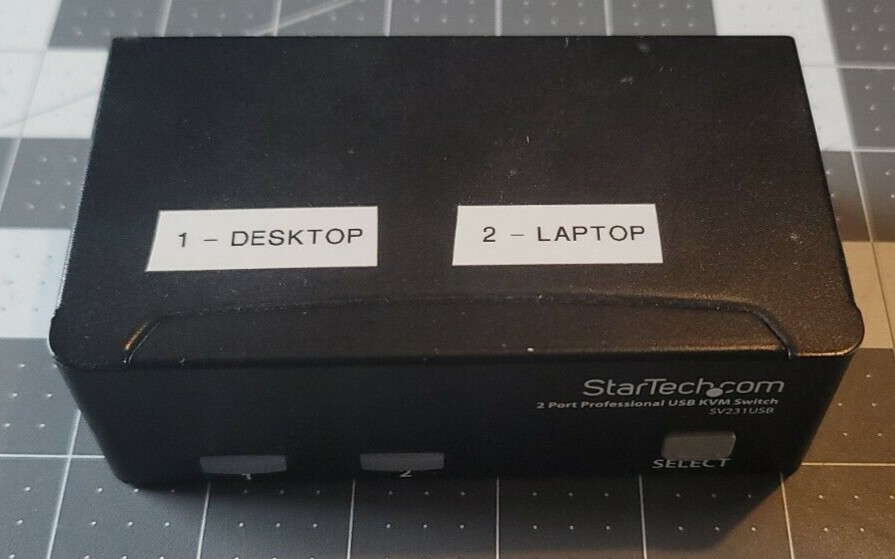StarTech.com  (SV231USB) 2-Ports External KVM switch USB