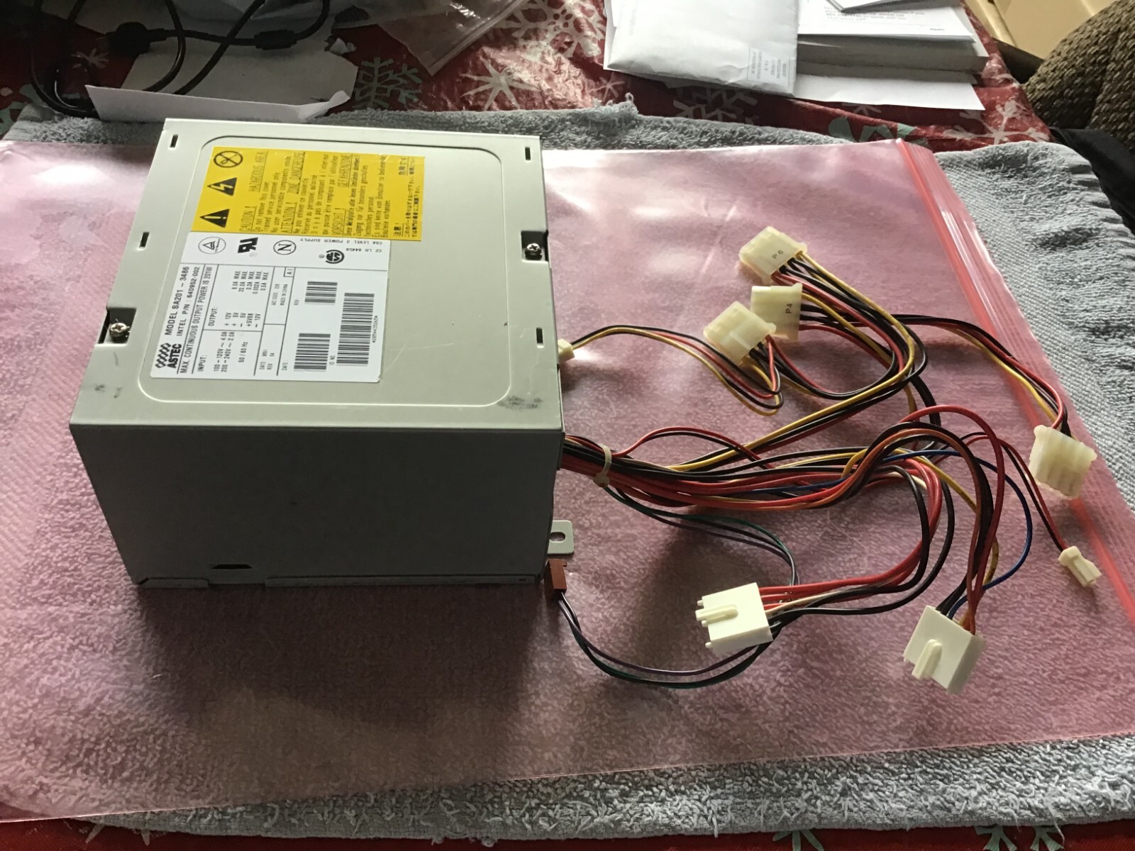 Astec SA201-3486 200 Watt AT Power Supply  VINTAGE