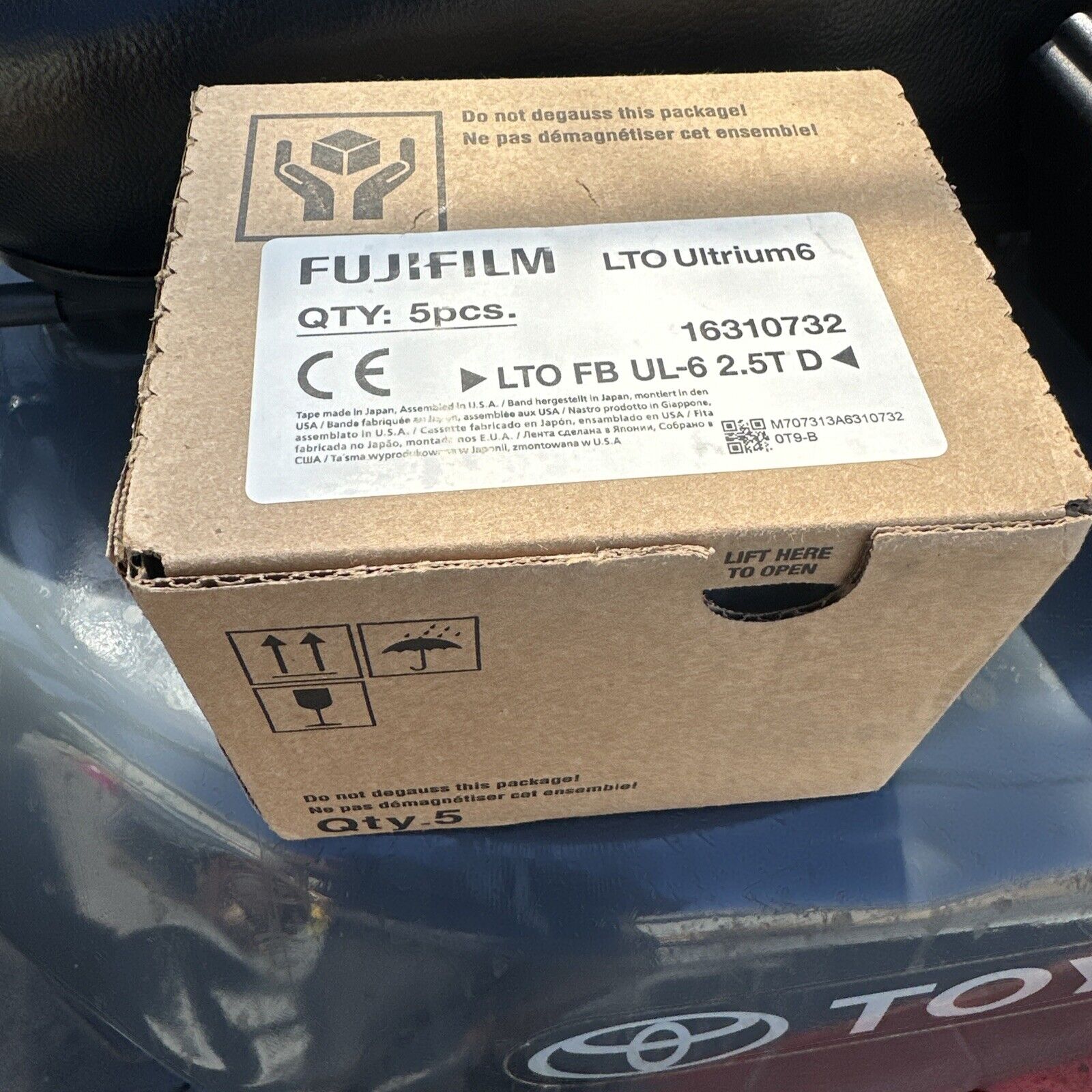 Fujifilm LTO Ultrium 6 Data Cartridge 2.50TB/6.25TB Mass Storage - Box of 5.B-51