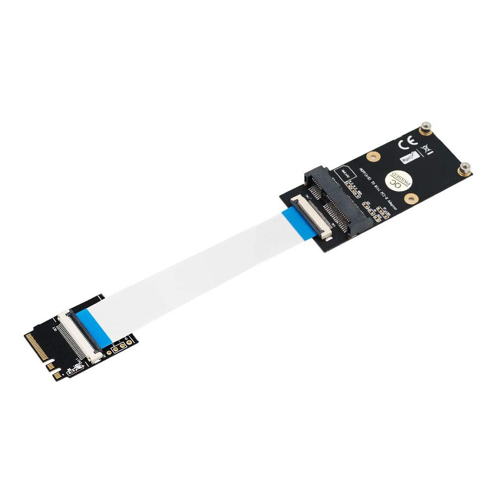 M.2 NGFF Key A/E/A+E to Mini PCIE Adapter Card With FFC Cable Converter