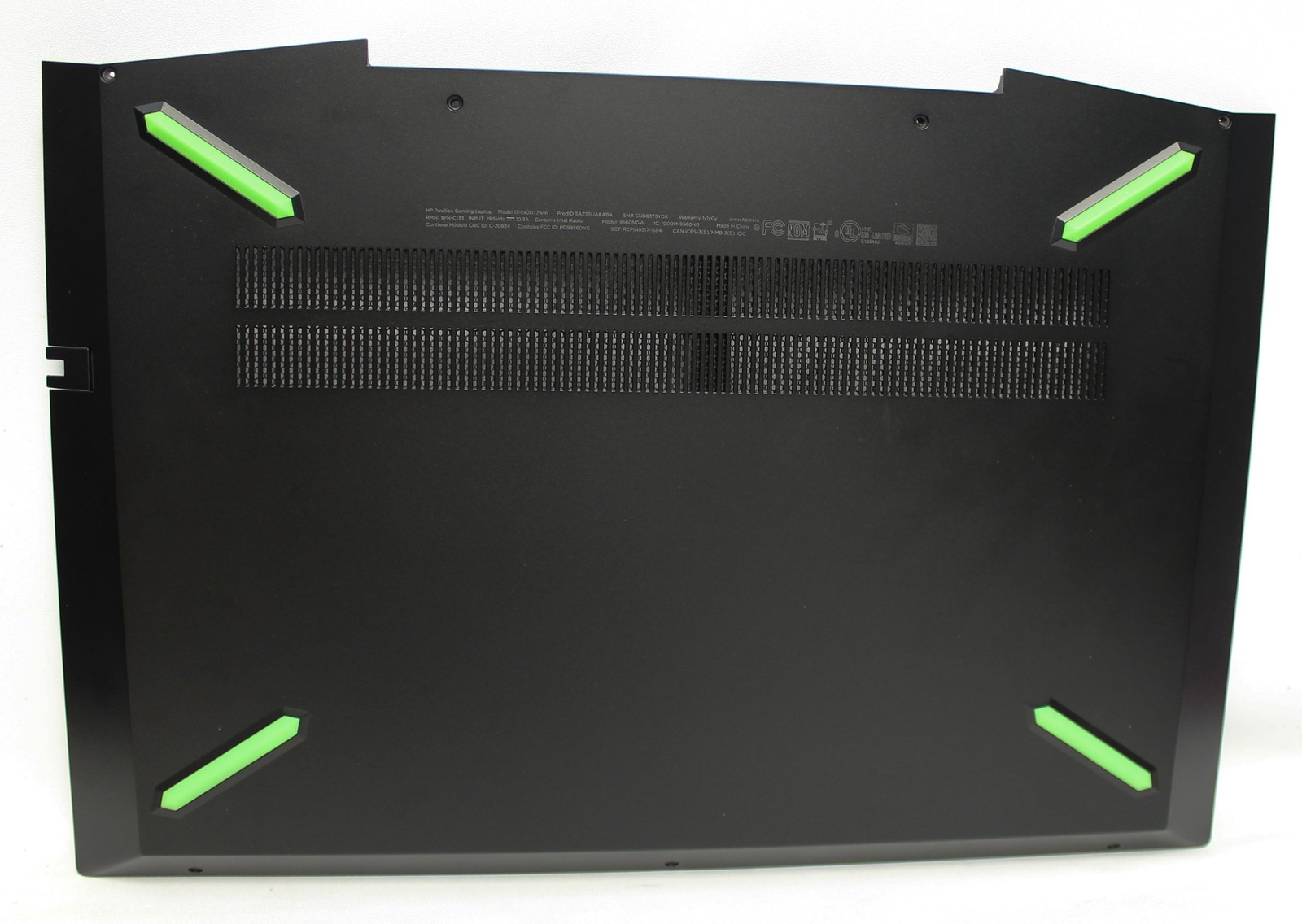 L20317-001 HP BOTTOM BASE COVER ACID GREEN FOR PAVILION 15-CX0077WM "GRADE A"