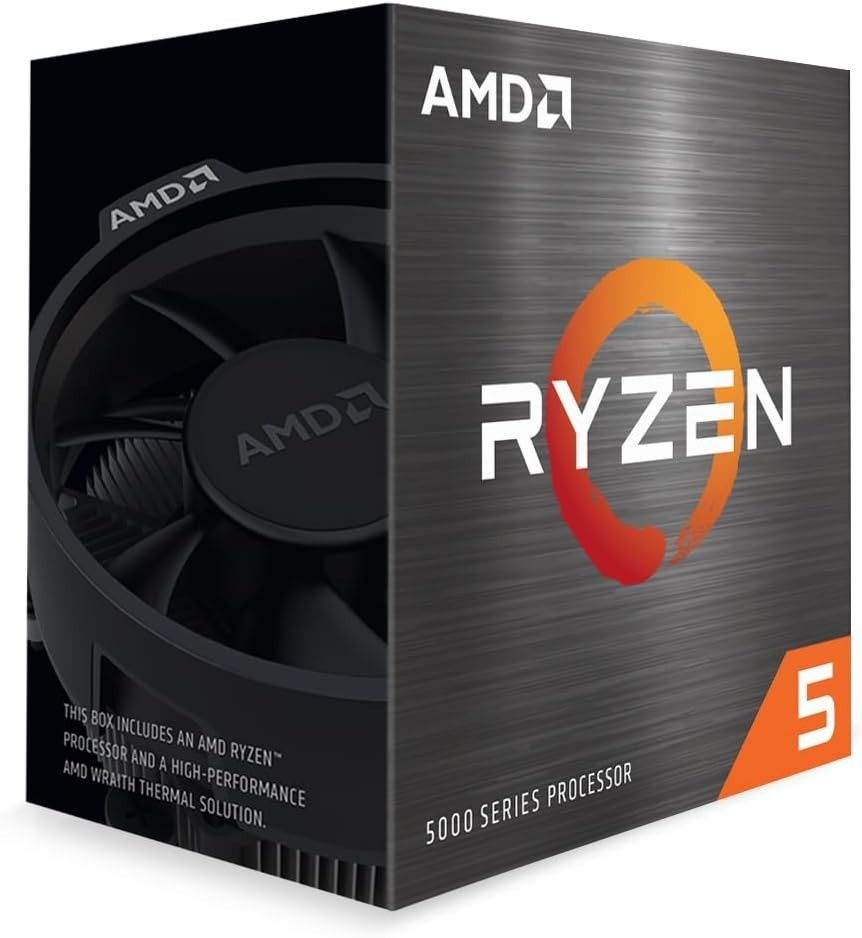 AMD Ryzen 5 5500 6-Core 12-Thread Unlocked CPU with Wraith Stealth Cooler AM4