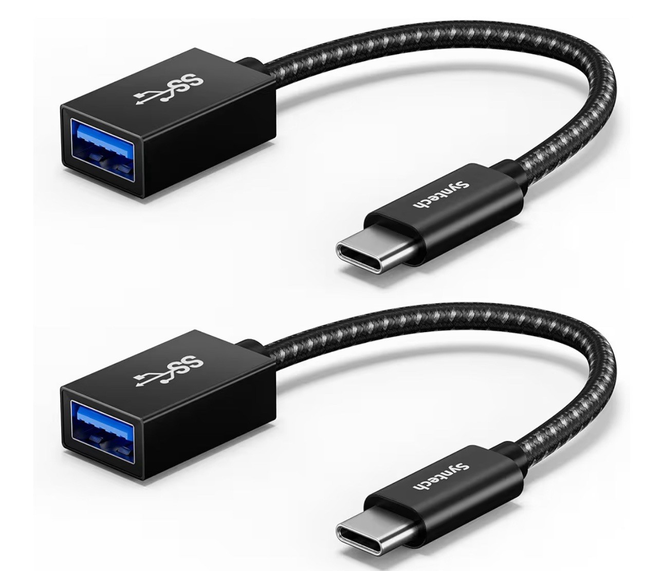 Syntech USB C~USB Adapter 2 USB C~USB Type C to A Thunderbolt 3-USB Female OTG