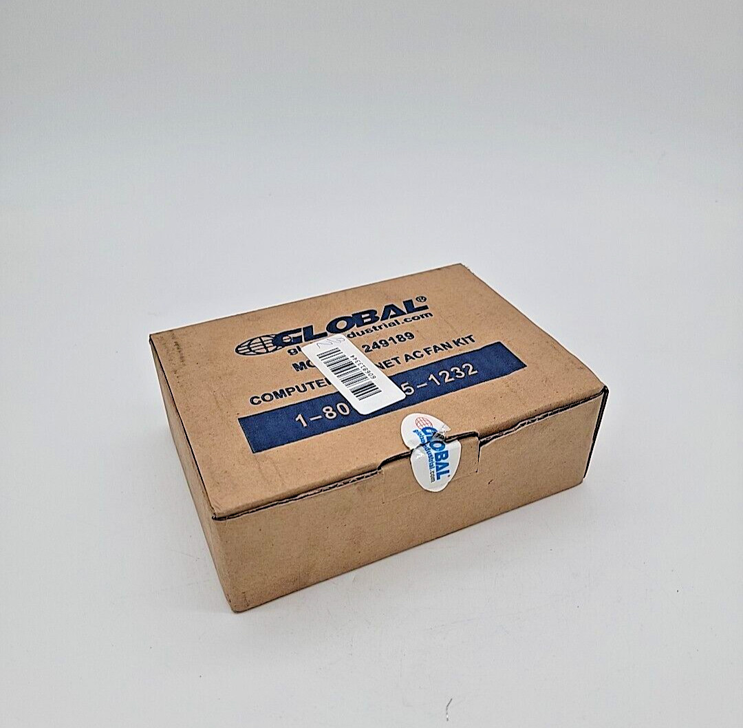 GLOBAL INDUSTRIAL 249189 COMPUTER CABINET AC FAN KIT, NEW