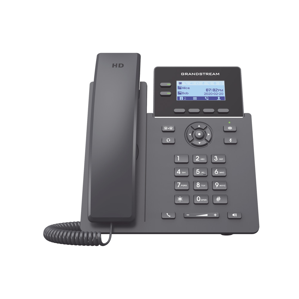 Grandstream GRP2602W Operator-Grade Wi-Fi IP Phone, 2 SIP lines with 4