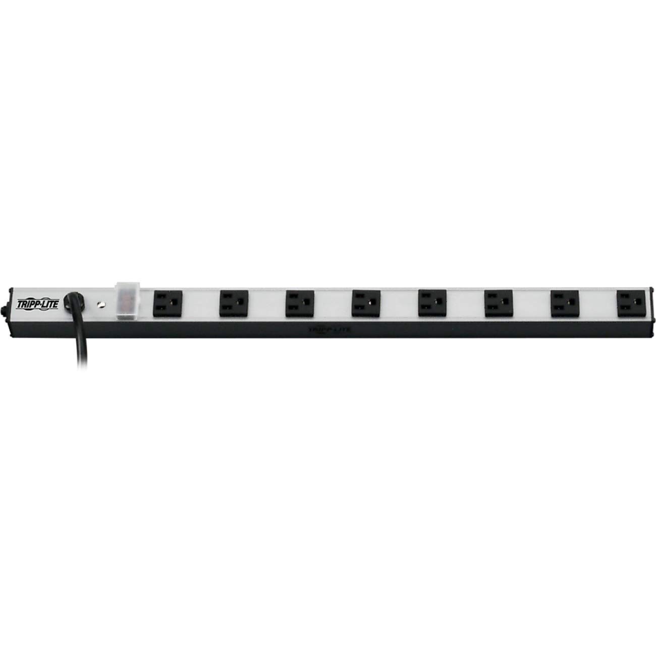 Tripp Lite 8-Outlet Power Strip 24 In. Length 10Ft Cord 5-15P Plug Metal