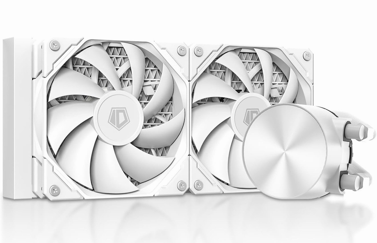 ID-COOLING FX240 PRO White 240mm AIO Liquid CPU Cooler Intel AMD Dual Fan New