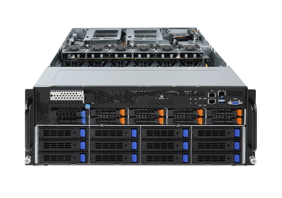 New Gigabyte 4U 10x Nvidia GPU AI Server 2x Gold 5120 28-Core 2.2GHz 256GB RAM