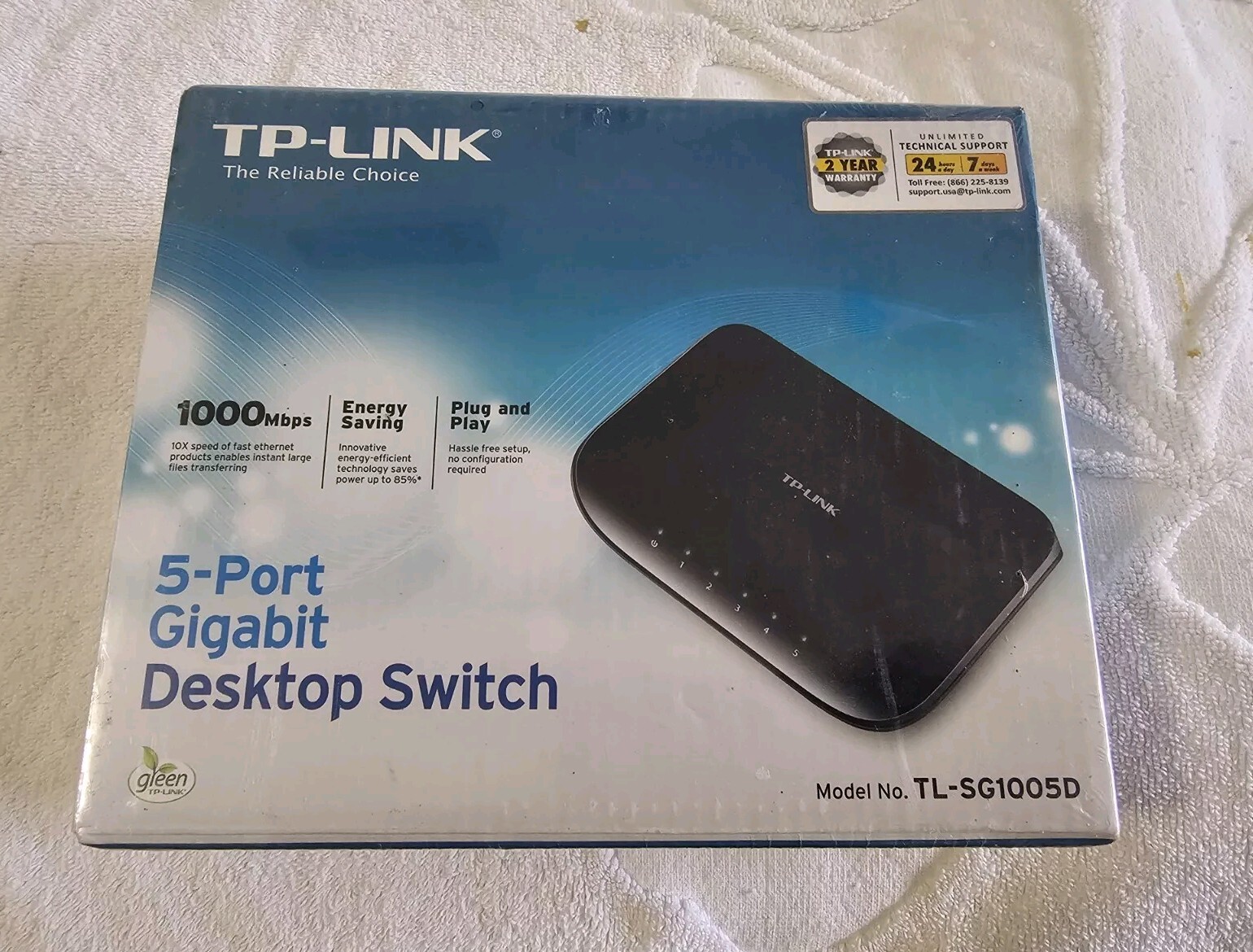 TP-Link TL-SG1005D 5-port Gigabit Desktop Switch 1000Mbps