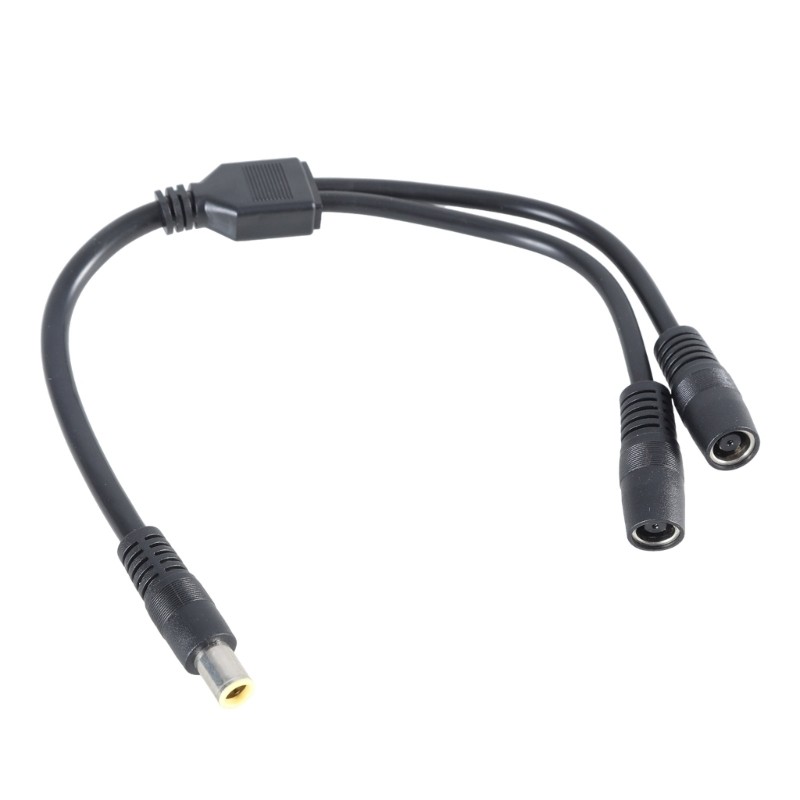 DC7909 Y Splitter Cable 7.9x5.5mm Solar Panel 1 Male to 2 Female Power Cord