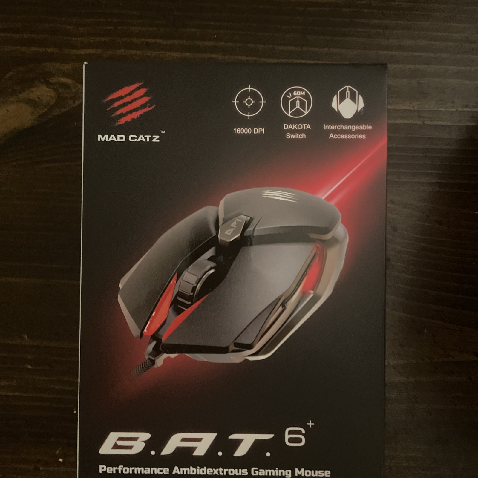 MAD CATZ B.A.T. 6+ Performance Ambidextrous Wired Gaming Mouse