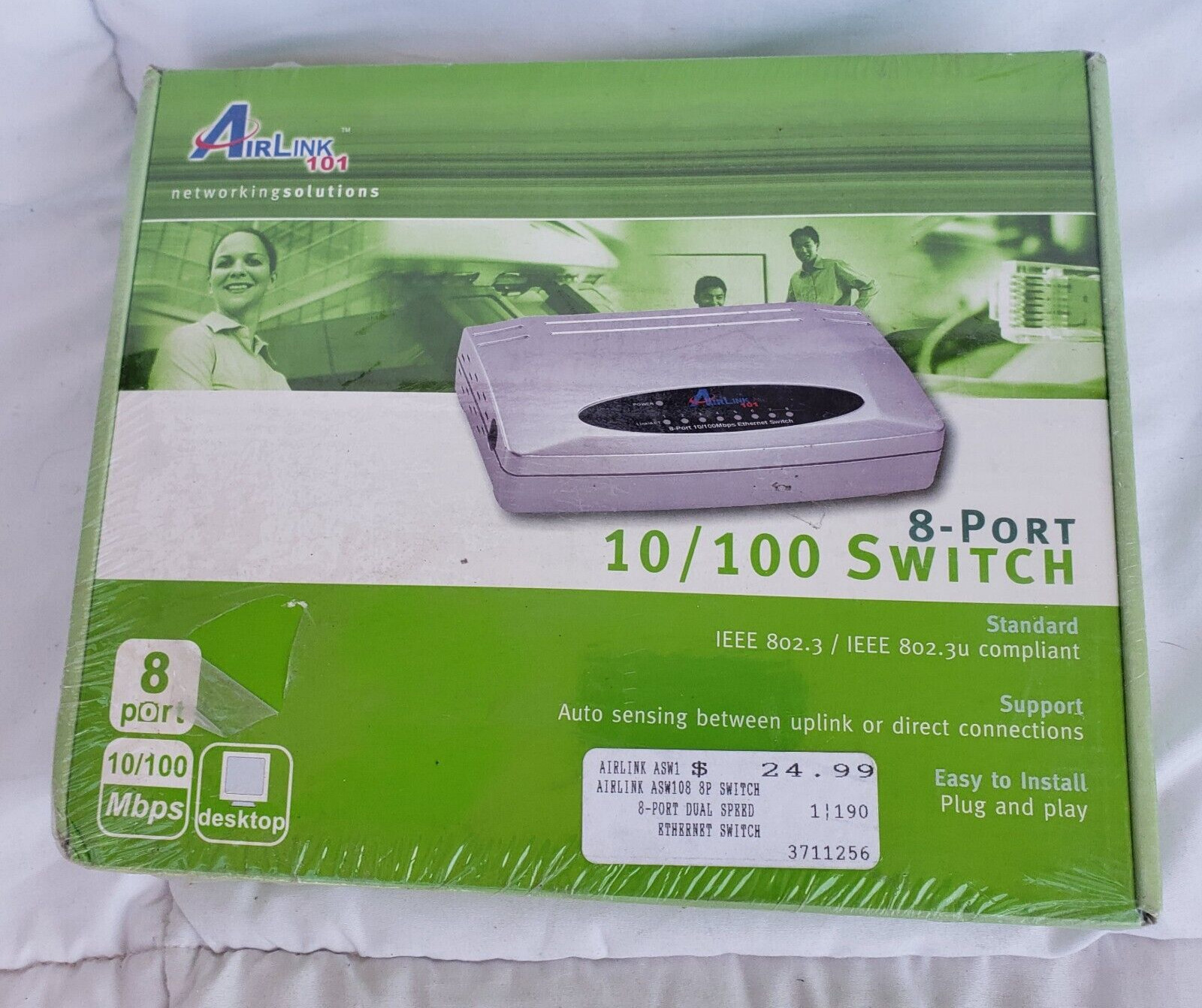 AirLink 101 8 PORT 10/100 Switch Model-ASW108