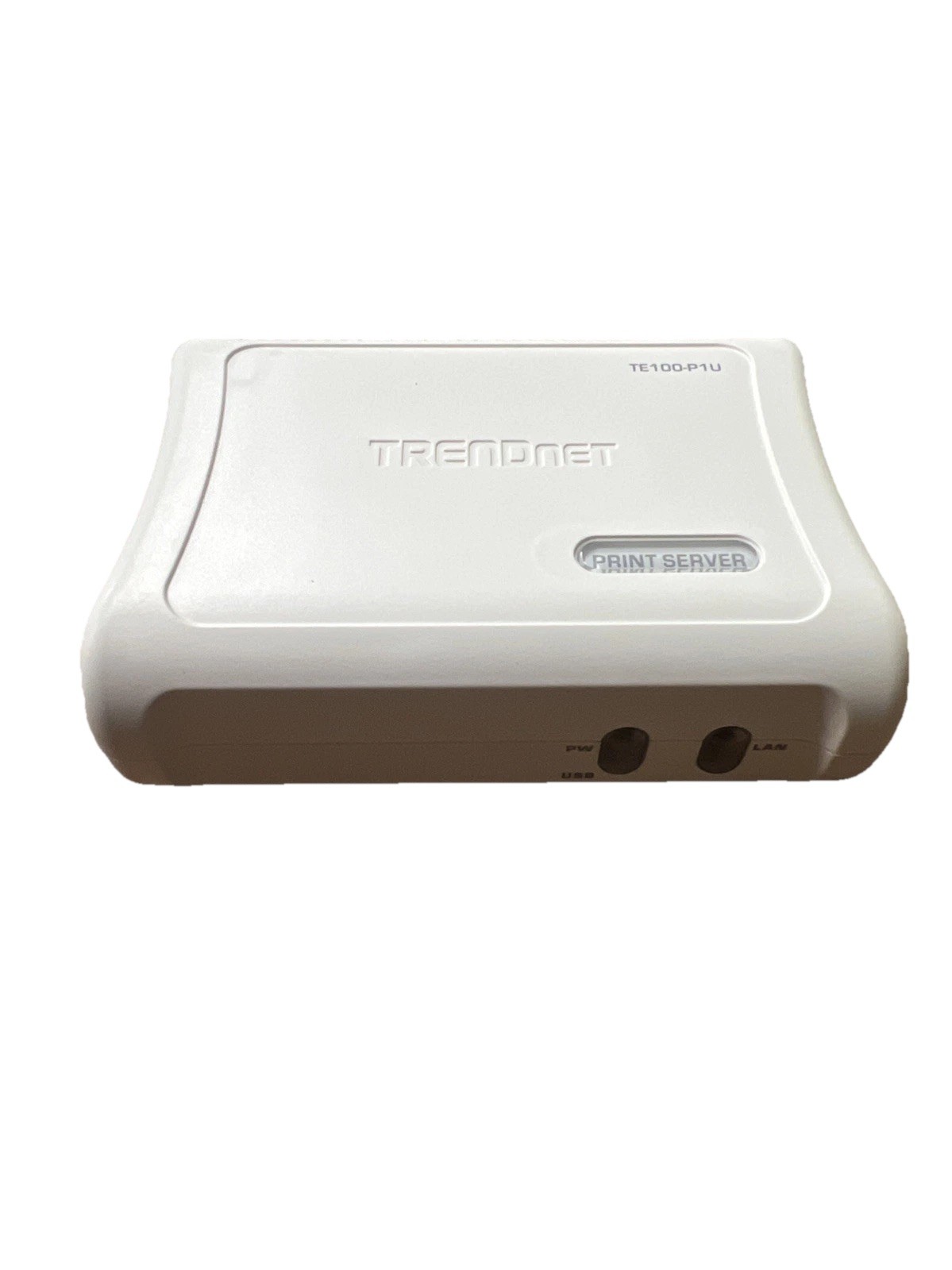 TRENDNET Print Server 1 Port Model TE100-P1U/A UNIT ONLY No Cords