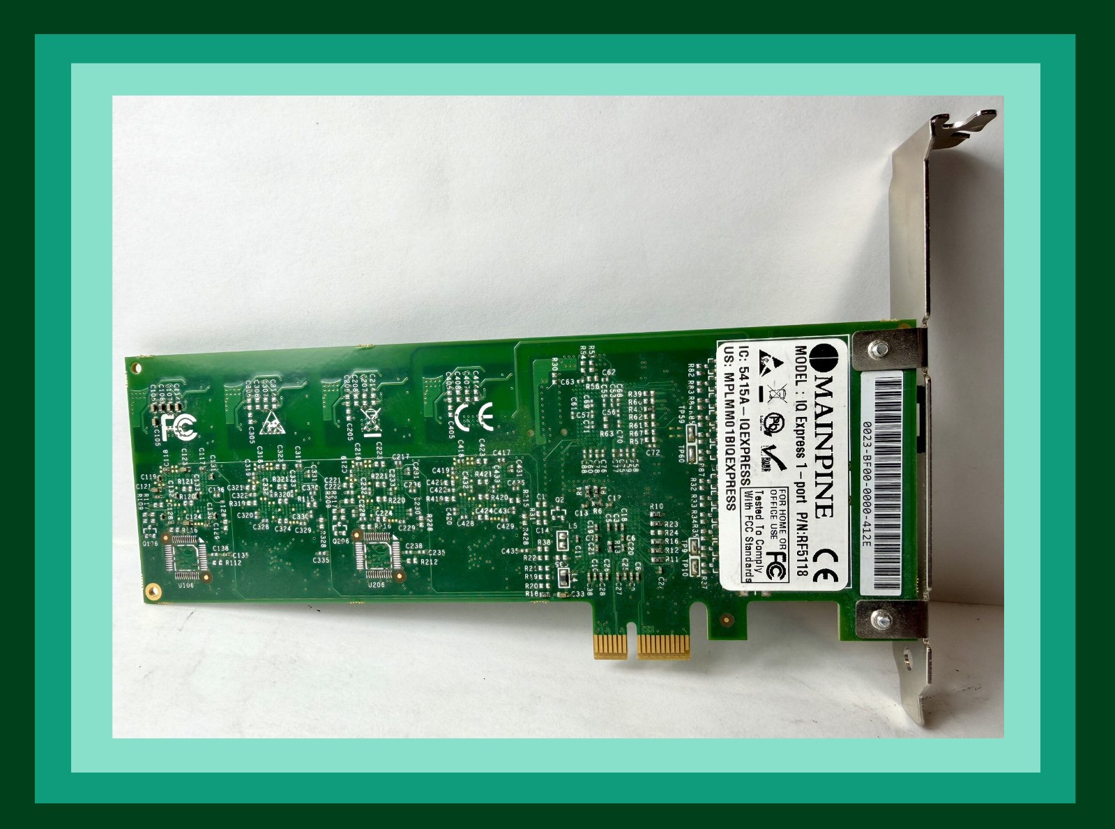 Mainpine RF5118 PCI Express x1 IQ Express 1-Line Standard-High Profile Fax Board