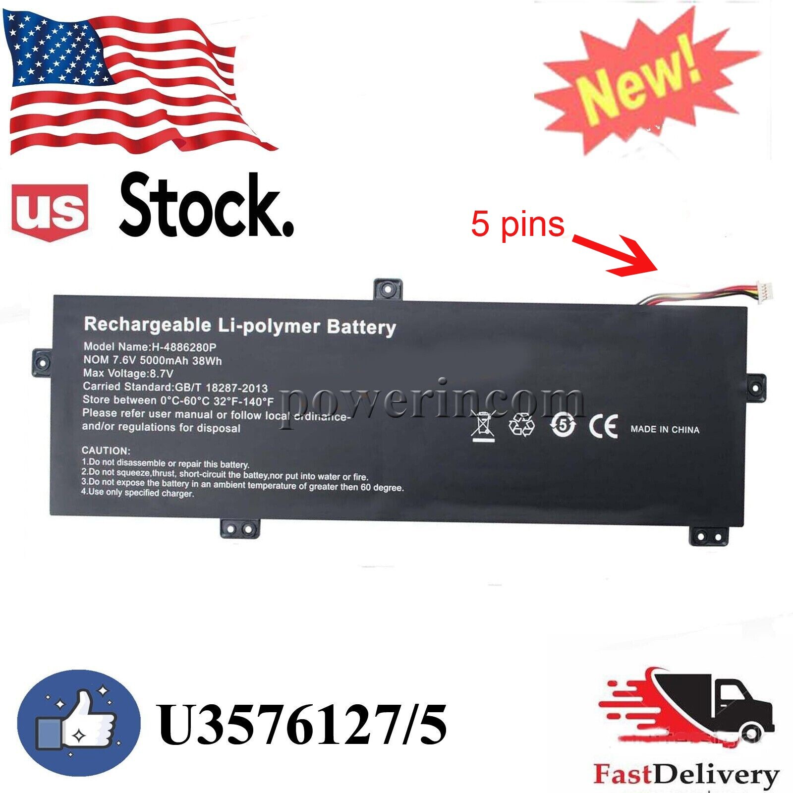 battery for Gateway GWTN156 H-4886280P 4886280P 5080270P U3576127 U3576127PV