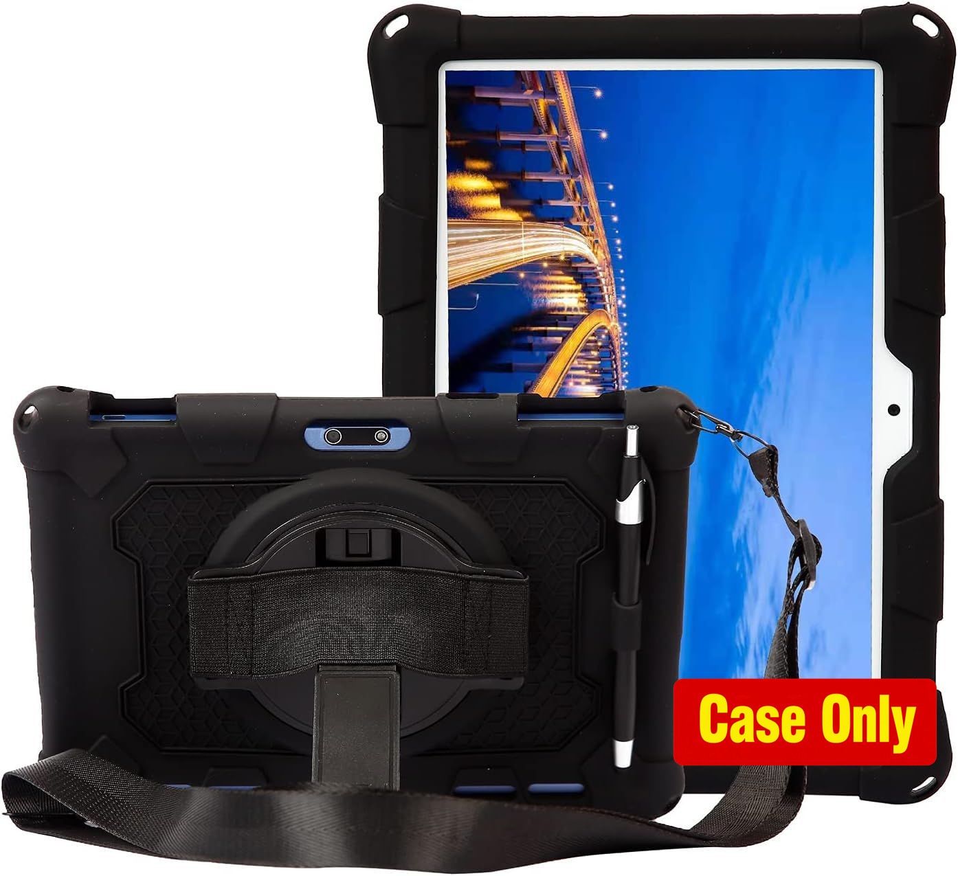 Case for ZZB ZB10 Tablet 10 inch, Cover with Silicone Stand for Pritom M10/Touch