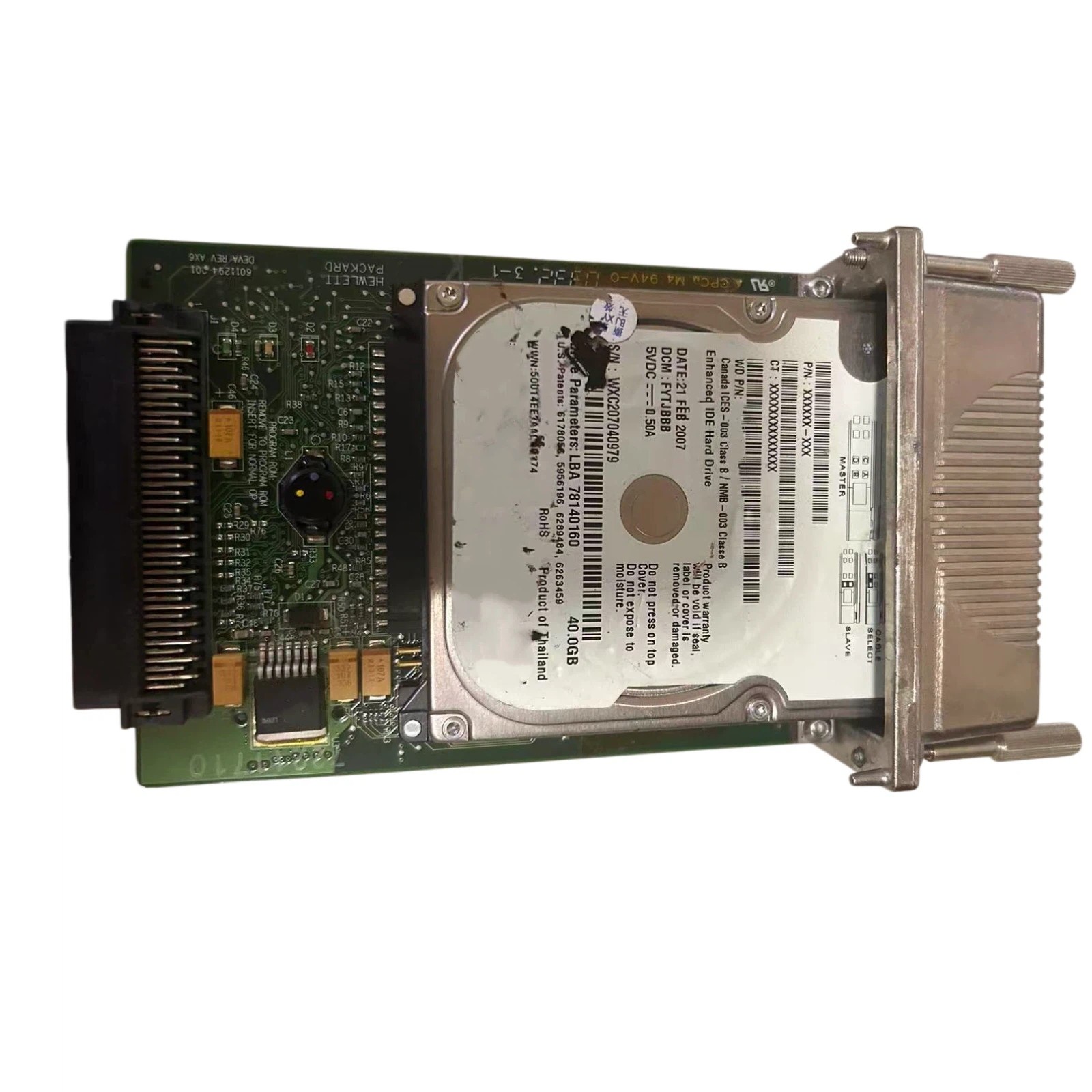 5400RPM Printer Parts 40GB Hard Drive fits for Western Digital WD400UE-22KVT0