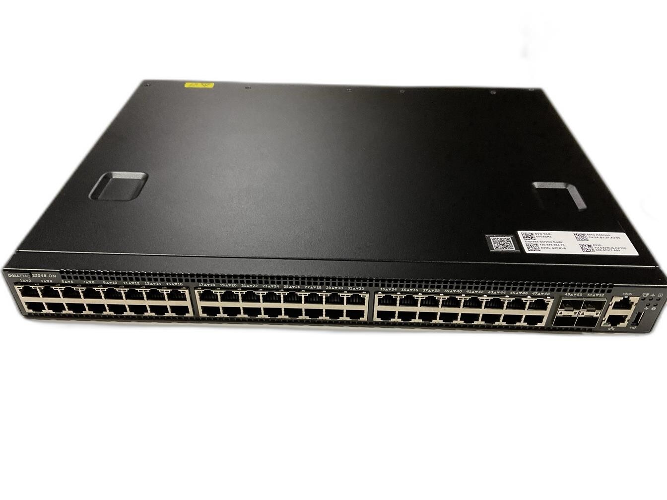 *NEW* Dell XPRV5 EMC S3048-ON 48 Port Gigabit Switch with Rails