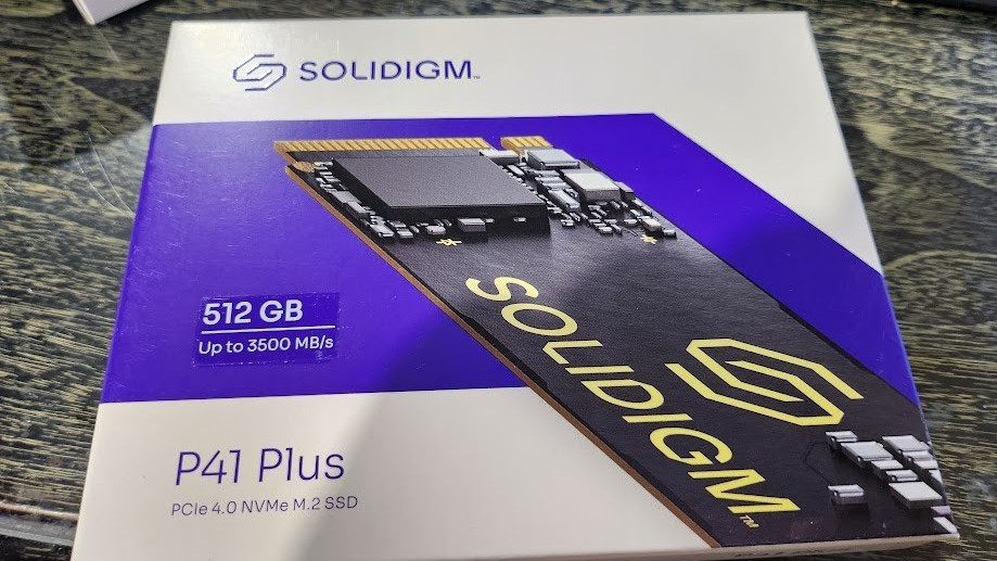 NEW Solidigm (formerly Intel) 512GB P41 Plus PCIe 4.0 x4 M.2 2280 SSDPFKNU512GZ