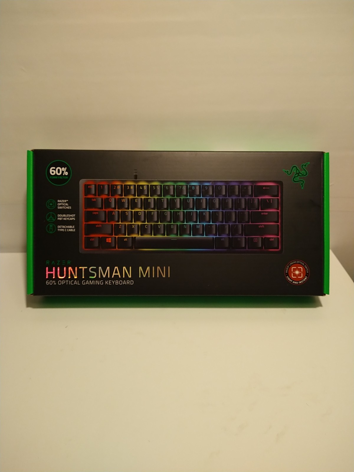 Razor Huntsman Mini 60% Keyboard Linear Optical Switches